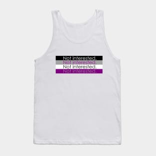 Not interested - Ace flag Tank Top